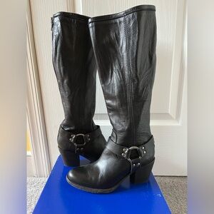 Frye Harness Buckle Boots Size 6.5.
New without box.